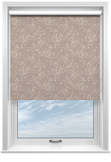 Apella (Blackout), Mushroom - Roller Blind